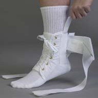 223182 Brace Ankle ASO Nylon White Small Part# 223182 by Medical Specialties Qty of 1 Unit