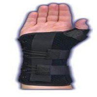 223995 Support Wrist/Thumb Ryno Lacer Large Right 8" Blk Part# 223995 by Medical Specialties Qty of 1 Unit