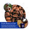 Cafe Blue - 100% Authentic Jamaica Blue Mountain Coffee (8 oz), Small Batch Roasted Whole Beans, JACRA Certified, Freshly Processed Jamaican Coffee Beans view 3