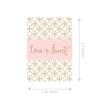 Andaz Press Blush Pink Gold Glitter Print Wedding Collection, Personalized Chocolate Minis Labels, Fits Chocolate Miniatures Party Favors, 36-Pack, Custom Name view 4