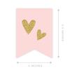 Andaz Press Blush Pink Gold Glitter Print Wedding Collection, Hanging Pennant Party Banner with String, Bride to Be, 5-Feet, 1 Set view 3