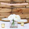 Andaz Press Blush Pink Gold Glitter Print Wedding Collection, Hanging Pennant Party Banner with String, Congratulations!, 5-Feet, 1 Set view 2