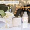 Andaz Press Blush Pink Gold Glitter Print, Water Bottle Label Stickers, 20-Pack Bridal Shower Water Bottle Labels Sweet 16 Water Bottle Labels Pink Water Bottle Wraps Wedding Water Bottle Labels view 3