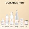 Andaz Press Blush Pink Gold Glitter Print, Water Bottle Label Stickers, 20-Pack Bridal Shower Water Bottle Labels Sweet 16 Water Bottle Labels Pink Water Bottle Wraps Wedding Water Bottle Labels view 4