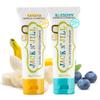 Jack N' Jill Natural Toothpaste for Kids - Fluoride Free Toothpaste, 40% Xylitol, BPA Free - Banana & Blueberry, 1.76 oz (Pack of 2) view 1