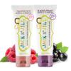 Jack N' Jill Natural Toddler Toothpaste - Fluoride Free Training Toothpaste for Toddlers 1-3, 40% Xylitol, BPA Free - Raspberry & Blackcurrant, 1.76 oz (2 Pack) view 1