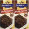 Ghirardelli Chocolate DOUBLE CHOCOLATE Brownie Mix 18oz. (2 Boxes) view 1