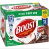 Boost High Protein Balanced Nutritional Drink, Rich Chocolate, Muscle Health & Energy with Protein, Vitamins & Minerals, 25% Less Sugars, 8 FL OZ Bottles, 12 CT (Pack of 1) view 2