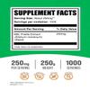 BulkSupplements.com Milk Thistle Extract Powder - Herbal Supplement, Milk Thistle Supplement - Gluten Free, 250mg per Serving, 250g (8.8 oz) (Pack of 1) view 2