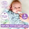 Jack N' Jill Baby Gum & Tooth Wipes - Natural & Safe, Contains only Water & Xylitol, Soft Cotton, Free from Fluoride & Sugar, Baby Mouth Wipes - 25 Count, Individually Wrapped view 2