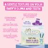 Jack N' Jill Baby Gum & Tooth Wipes - Natural & Safe, Contains only Water & Xylitol, Soft Cotton, Free from Fluoride & Sugar, Baby Mouth Wipes - 25 Count, Individually Wrapped view 4