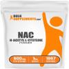 BulkSupplements.com NAC Powder - N-Acetyl Cysteine 600mg, NAC Supplement - Antioxidant Support, Gluten Free - 600mg per Serving, 1667 Servings, 1kg (2.2 lbs) (Pack of 1) view 1