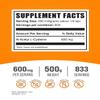 BulkSupplements.com NAC Powder - N-Acetyl Cysteine 600mg, NAC Supplement - Antioxidant Support, Gluten Free - 600mg per Serving, 833 Servings, 500g 1.1 lbs (Pack of 1) view 2