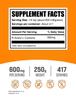 BulkSupplements.com NAC Powder - N-Acetyl Cysteine 600mg, NAC Supplement - Antioxidant Support, Gluten Free - 600mg per Serving, 417 Servings, 250g (8.8 oz) (Pack of 1) view 2