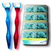 T.Smile NoFuss Dental Flosser Kit, 5-inch Long Handle & Refill Heads, Extra-Strength Floss for Comfortable Clean, Fluoride Free, (2 Handles + 200 Extra-Strength Floss Refills) view 1