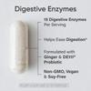 Sports Research Digestive Enzymes with Probiotics & Ginger - Plant Based for Dairy, Protein, Sugar & Carbs - Non-GMO Verified & Vegan Friendly (90 Veggie Capsules) view 2