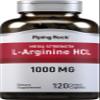 Piping Rock L-Arginine HCl 1000mg | 120 Caplets | Supplement for Men and Women | Mega Strength | Vegetarian, Non-GMO, Gluten Free view 1