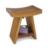 Patented 18" Asia Teak Shower Bench with Shelf - 1 Count (Pack of 1) view 1