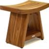Patented 18" Asia Teak Shower Bench with Shelf - 1 Count (Pack of 1) view 2