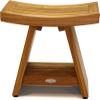 Patented 18" Asia Teak Shower Bench with Shelf - 1 Count (Pack of 1) view 3