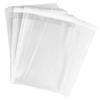 100PCS Self Sealing Transparent Flat Cello Cellophane Bag Crystal Plastic Storage Poly PE Bags for Clothing Store T-Shirt Gift Packing Cloth Garment Sample Card Treat Wrap(4.7"x7") view 1