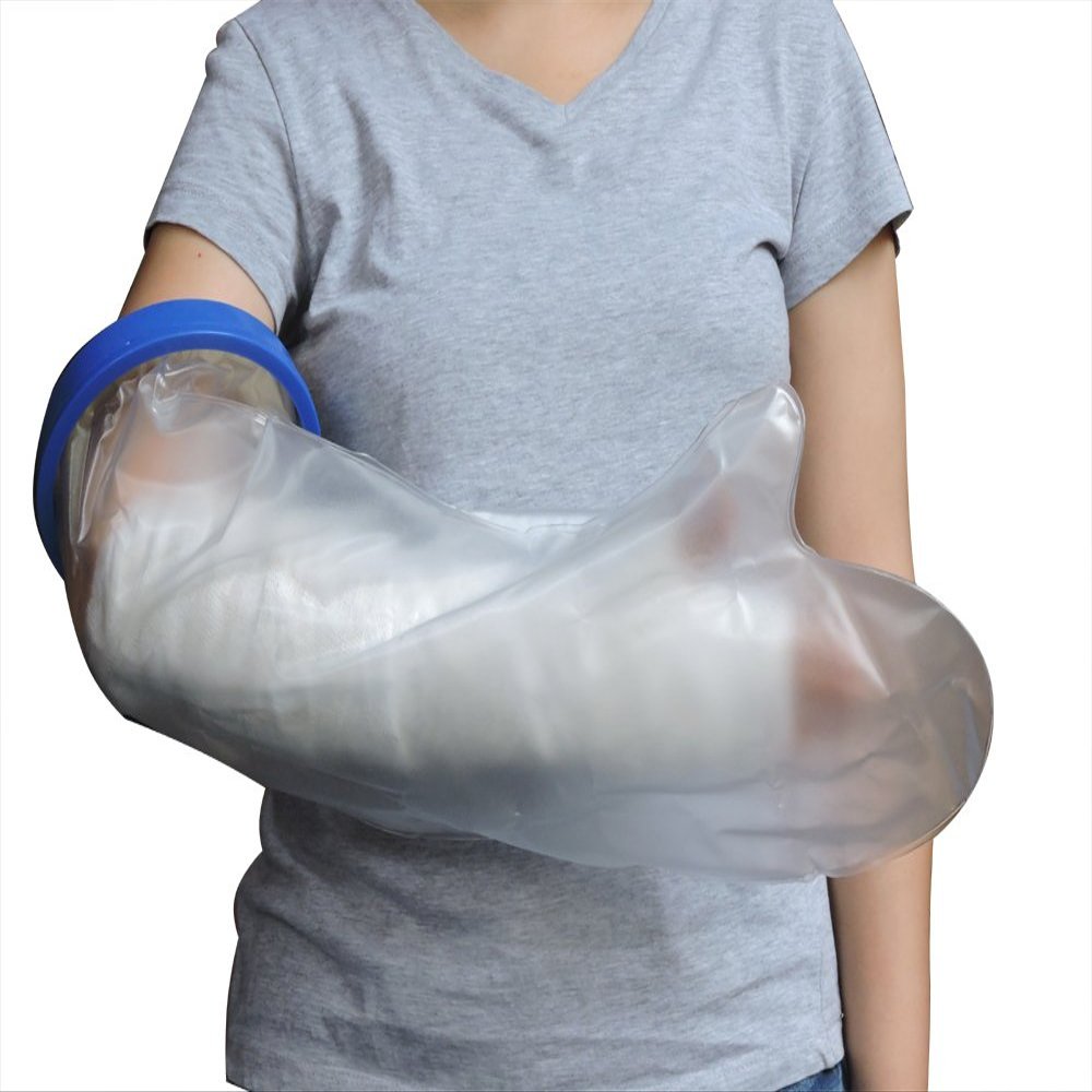 HealthGoodsIn Waterproof Arm Cast Cover for Shower & Bath - Reusable Watertight Protector for Casts, Bandages & Wounds, Adult Universal Fit
