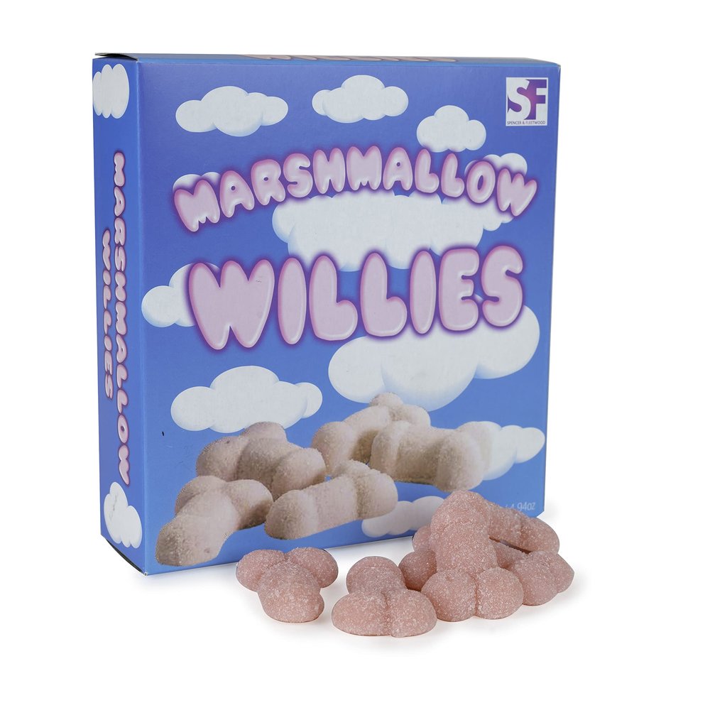 Marshmallow Willies valentines Naughty present