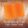 Kanjo Acupressure Foot Pain Relief Mat | Pressure Point Foot Massager for Plantar Fasciitis, Heel Pain & Arch Pain Relief | for Use at Standing Desk view 2