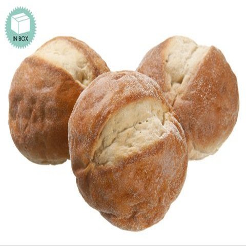 3" Dinner Roll (3 ea./box) Natural (Pack of 12)