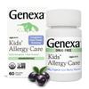 Genexa Kids Allergy Care | Drug Free, Non-Drowsy Children's Allergy & Decongestant Remedy | Vegan & Non-GMO | Homeopathic Relief Made Clean | Organic Acai Berry Flavor | 60 Chewable Tablets Ages 3-11 view 1