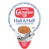 Nestle Carnation Coffee Creamer Half and Half, Made with Real Dairy, 0.304 fl oz Tubs (Pack of 360) view 1