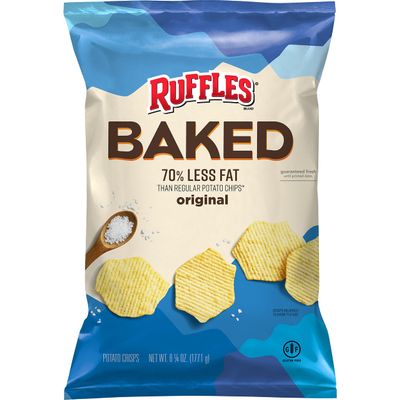 Ruffles, Oven Baked Potato Crisps, Original, 6.25 Ounce