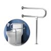 Handicap Rails Grab Bars Bathroom Toilet Safety Rails Support for Elderly Seniors Handicap Toilet Rails Support Assist Stainless Steel Grab Bars for Bathroom Shower Safety Bars Handrails view 1