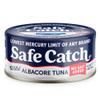 Safe Catch Canned Lowest Mercury Limit Albacore Tuna Fish No Salt Added, Wild Caught, Gluten-Free, Kosher, Keto, 5oz Can, 6-Pack view 1