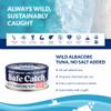 Safe Catch Canned Lowest Mercury Limit Albacore Tuna Fish No Salt Added, Wild Caught, Gluten-Free, Kosher, Keto, 5oz Can, 6-Pack view 2