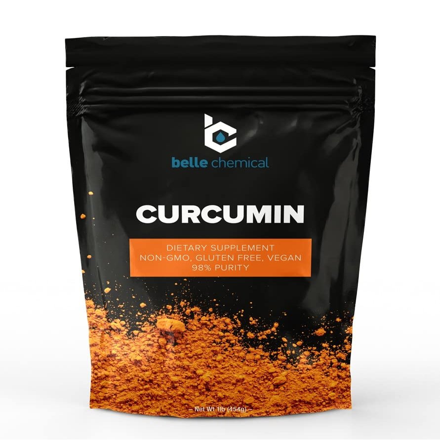 98% Pure Curcumin Powder (98% Curcuminoids) (1 Pound)