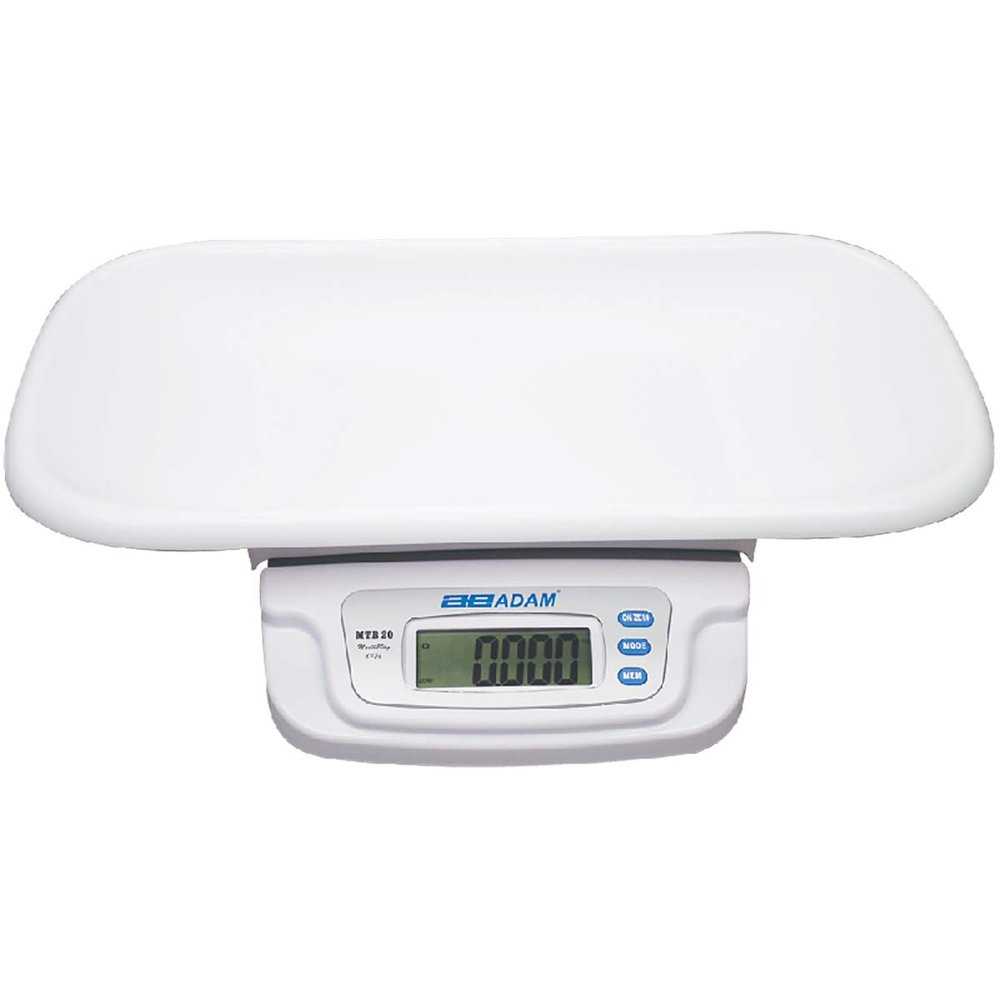 Adam Equipment MTB 20, Baby and Toddler Scale, 44lb / 20kg x 0.005lb / 5g