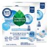 Seventh Generation Dishwasher Detergent Packs Free & Clear Pack of 2 for sparkling dishes Dishwasher tabs 45 count view 1