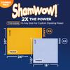 ShamWow Original Super Absorbent Multi-Purpose Cleaning Shammy Chamois Towel Cloth - Holds 10X its Weight in Liquid - Machine Washable - Will Not Scratch (8 Pack: 4 Large Orange & 4 Small Blue). view 2