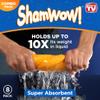 ShamWow Original Super Absorbent Multi-Purpose Cleaning Shammy Chamois Towel Cloth - Holds 10X its Weight in Liquid - Machine Washable - Will Not Scratch (8 Pack: 4 Large Orange & 4 Small Blue). view 3