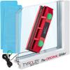 Tyroler Glider D-3 Outside Magnetic Window Cleaner Tool | Double Sided Outside Windows Cleaner Fits Only 0.8"-1.1" Single/Double Glazed Windows Thickness | Magnet Window Cleaners Tool view 1