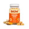 BeLive Turmeric Gummies - Curcumin with Black Pepper & Ginger Extract - 500 mg of Turmeric and Ginger Supplement for Immune Support, Healthy Skin, and Mobility - Tropical Flavor | 60 Count view 1