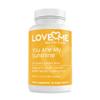 LOVE ME NUTRITION - You are My Sunshine - Vitamin D3 K2 5000 IU Without UV Sun Damage. for Healthy Bone, Heart, Muscle & Immune Support. Natural. No Artificial Ingredients. 60 Veggie Caps. view 1