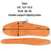 Absorbent Ultra Thin Pigskin Leather Insoles for Stinky Feet-Foot and Shoe Odor Inserts for Shoes-Cinnamon Inserts and Flats for Sweaty Feet and Hyperhidrosis (4 Pair (Pack of 1)) view 2