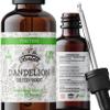 Dandelion Root Tincture Organic Dandelion Extract (Taraxacum Officinale) Health Supplement, Non-GMO in Cold-Pressed Organic Vegetable Glycerin 2 oz, 685 mg view 1