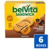 belVita Breakfast Bar Biscuit Sandwiches, Dark Chocolate Creme, 30 Total Packs, 6 Boxes (2 Biscuits Per Pack) view 4