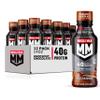 Muscle Milk Pro Advanced Nutrition Protein Shake, Knockout Chocolate, 14 Fl Oz Bottle, 12 Pack, 40g Protein, 1g Sugar, 16 Vitamins & Minerals, 6g Fiber, Workout Recovery, Packaging May Vary view 1
