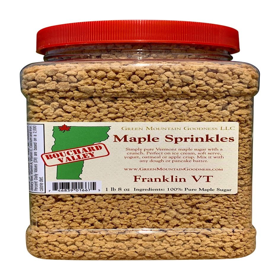 Green Mountain Goodness Maple Crunch Sprinkles (Perfect Yogurt & Ice Cream Topping)