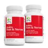 Terry Naturally Healthy Feet & Nerves - Herbal Supplement with Bioactive Vitamin B12 - Circulation & Nerve Health Support Supplement - Vegan Capsules with Boswellia Serrata - 120 Capsules (Pack of 2) view 1