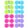 KISEER 12 Pack Colorful Contact Lens Case Box Holder Container Soak Storage Kit view 1